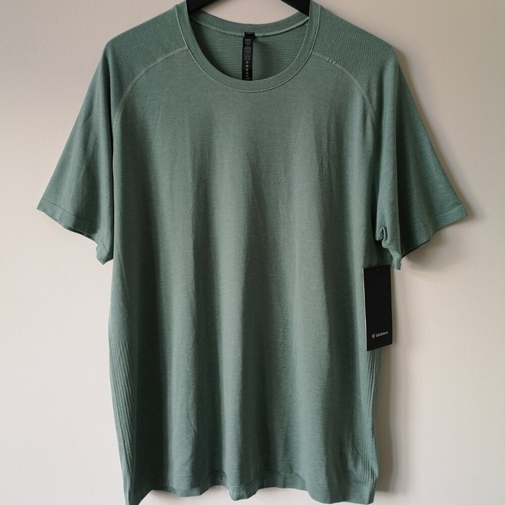 NWT LULULEMON WLDM/TIDT Green Metal Vent Tech SS 2.0 Top Shirt Men's XXL
